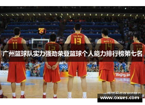 广州篮球队实力强劲荣登篮球个人能力排行榜第七名